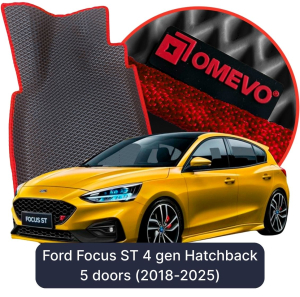 OMEVO 5D Pro EVA Dywaniki do Ford Focus ST 4 gen Hatchback 5 drzwi (2018-2025)