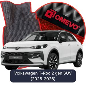 OMEVO 5D Pro EVA Dywaniki do Volkswagen T-Roc 2 gen SUV (2025-2026)