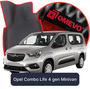 OMEVO 5D Pro EVA Dywaniki do Opel Combo Life 4 gen Minivan (2018-2026)