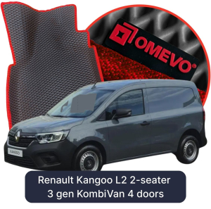 OMEVO 5D Pro EVA Dywaniki do Renault Kangoo L2 2-Osobowy 3 gen KombiVan 4 drzwi (2021-2026)