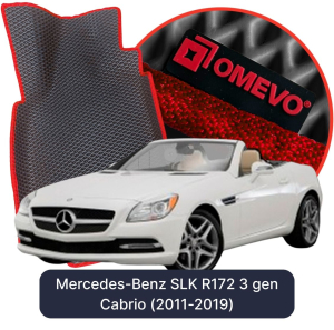 OMEVO 5D Pro EVA Dywaniki do Mercedes-Benz SLK R172 3 gen Cabrio (2011-2019)