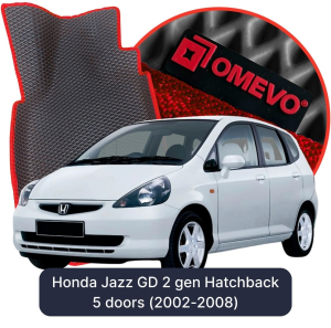 OMEVO 5D Pro EVA Dywaniki do Honda Jazz GD 2 gen Hatchback 5 drzwi (2002-2008)