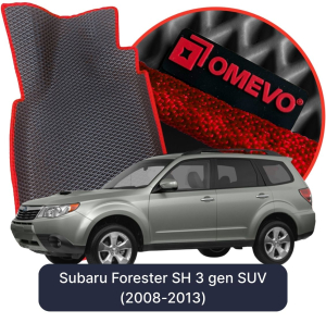 OMEVO 5D Pro EVA Dywaniki do Subaru Forester SH 3 gen SUV (2008-2013)
