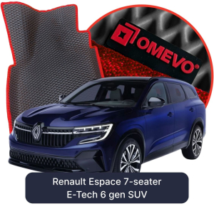 OMEVO 5D Pro EVA Dywaniki do Renault Espace 7-osobowy E-Tech 6 gen SUV (2023-2026)
