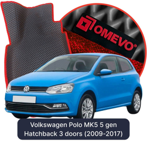 OMEVO 5D Pro EVA Dywaniki do Volkswagen Polo MK5 5 gen Hatchback 3 drzwi (2009-2017)