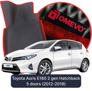 OMEVO 5D Pro EVA Dywaniki do Toyota Auris E180 2 gen Hatchback 5 drzwi (2012-2018)