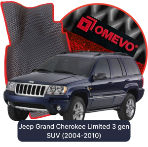 OMEVO 5D Pro EVA Dywaniki do Jeep Grand Cherokee Limited 3 gen SUV (2004-2010)