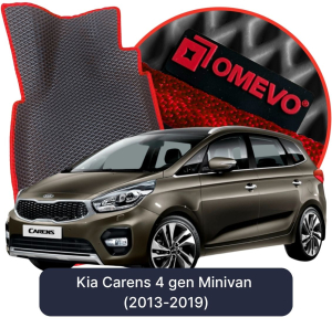 OMEVO 5D Pro EVA Dywaniki do Kia Carens 4 gen Minivan (2013-2019)