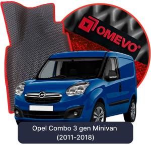 OMEVO 5D Pro EVA Dywaniki do Opel Combo  3 gen Minivan (2011-2018)
