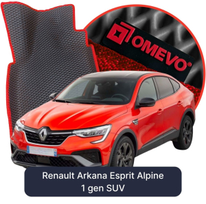 OMEVO 5D Pro EVA Dywaniki do Renault Arkana Esprit Alpine  1 gen SUV (2024-2026)
