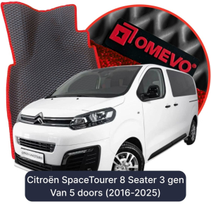 OMEVO 5D Pro EVA Dywaniki do Citroën SpaceTourer 8-osobowy 3 gen Van 5 drzwi (2016-2025)