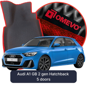 OMEVO 5D Pro EVA Dywaniki do Audi A1 GB 2 gen Hatchback 5 drzwi (2018-2026)