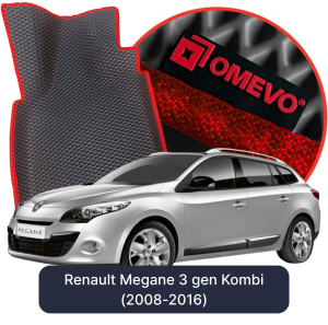 OMEVO 5D Pro EVA Dywaniki do Renault Megane 3 gen Kombi (2008-2016)