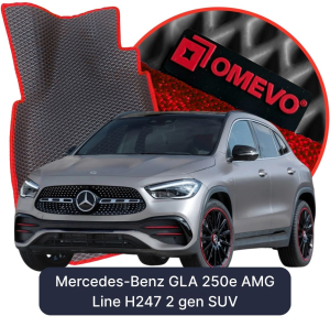OMEVO 5D Pro EVA Dywaniki do Mercedes-Benz GLA 250e AMG Line H247 2 gen SUV (2020-2026)