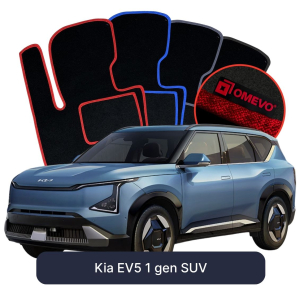 Dywaniki Welurowe OMEVO do Kia EV5 1 gen SUV (2025-2026)