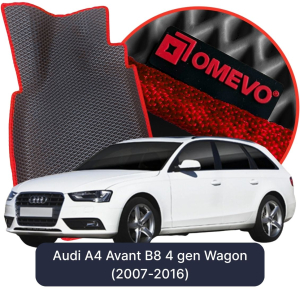 OMEVO 5D Pro EVA Dywaniki do Audi A4 Avant B8 4 gen Kombi (2007-2016)