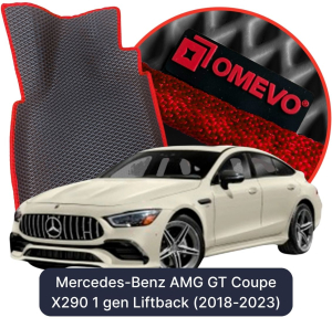 OMEVO 5D Pro EVA Dywaniki do Mercedes-Benz AMG GT 4 Door Coupe X290 1 gen Liftback (2018-2023)