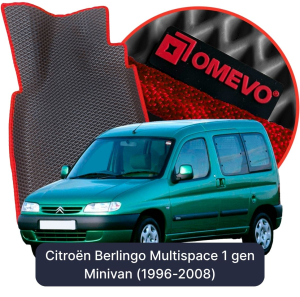 OMEVO 5D Pro EVA Dywaniki do Citroën Berlingo Multispace 5-osobowy 1 gen Minivan (1996-2008)