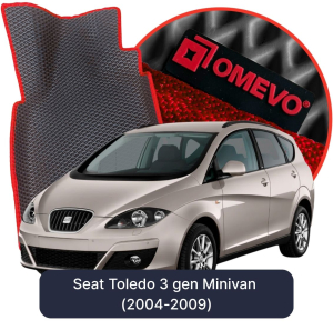 OMEVO 5D Pro EVA Dywaniki do Seat Toledo 3 gen Minivan (2004-2009)