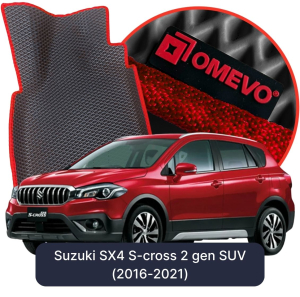 OMEVO 5D Pro EVA Dywaniki do Suzuki SX4 S-cross 2 gen SUV (2016-2021)