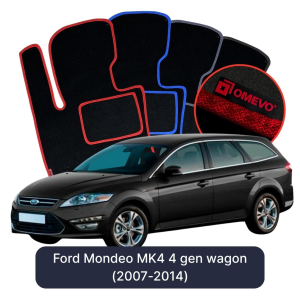 Dywaniki Welurowe OMEVO do Ford Mondeo MK4 4 gen Kombi (2007-2014)
