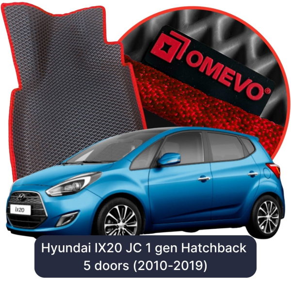 Dywaniki samochodowe EVA OMEVO do Hyundai IX20 JC 1 gen Hatchback 5 drzwi (2010-2019)
