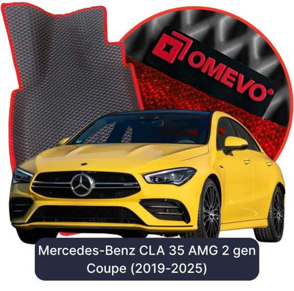 Dywaniki samochodowe EVA OMEVO do Mercedes-Benz CLA 35 AMG  2 gen Coupe (2019-2025)