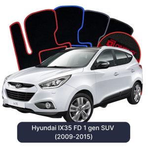 Dywaniki Welurowe OMEVO do Hyundai IX35 FD 1 gen SUV (2009-2015)