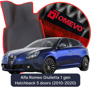 OMEVO 5D Pro EVA Dywaniki do Alfa Romeo Giulietta 1 gen Hatchback 5 drzwi (2010-2020)