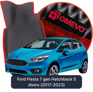 OMEVO 5D Pro EVA Dywaniki do Ford Fiesta 7 gen Hatchback 5 drzwi (2017-2023)