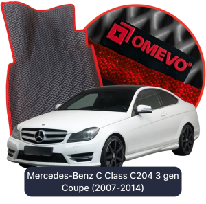 OMEVO 5D Pro EVA Dywaniki do Mercedes-Benz C klasa C204 3 gen Coupe (2007-2014)