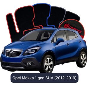 Dywaniki Welurowe OMEVO do Opel Mokka 1 gen SUV (2012-2019)