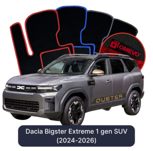 Dywaniki Welurowe OMEVO do Dacia Bigster Extreme 1 gen SUV (2024-2026)