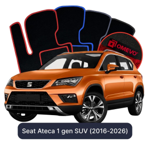 Dywaniki Welurowe OMEVO do Seat Ateca 1 gen SUV (2016-2026)