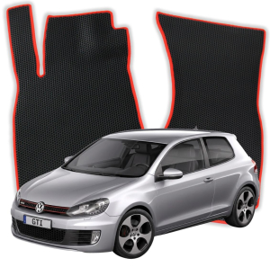 OMEVO EVA Dywaniki® do Volkswagen Golf GTI MK6 6 gen Hatchback 3 drzwi (2008-2016)