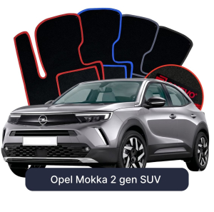 Dywaniki Welurowe OMEVO do Opel Mokka 2 gen SUV (2020-2026)