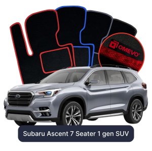 Dywaniki Welurowe OMEVO do Subaru Ascent 7 - osobowy 1 gen SUV (2018-2026)