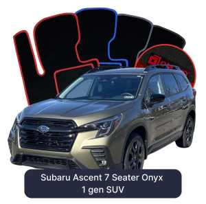 Dywaniki Welurowe OMEVO do Subaru Ascent 7 - osobowy Onyx 1 gen SUV (2018-2026)