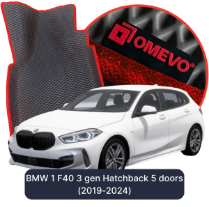 OMEVO 5D Pro EVA Dywaniki do BMW 1 F40 3 gen Hatchback 5 drzwi (2019-2024)