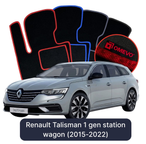 Dywaniki Welurowe OMEVO do Renault Talisman 1 gen Kombi (2015-2022)