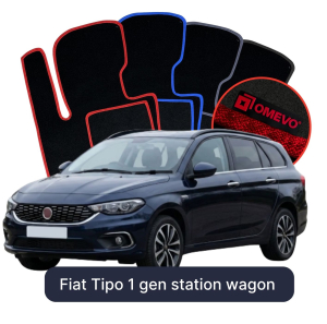 Dywaniki Welurowe OMEVO do Fiat Tipo 1 gen Kombi (2015-2026)