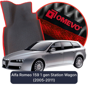 OMEVO 5D Pro EVA Dywaniki do Alfa Romeo 159 1 gen Kombi (2005-2011)
