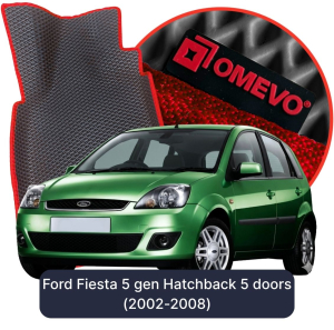 OMEVO 5D Pro EVA Dywaniki do Ford Fiesta 5 gen Hatchback 5 drzwi (2002-2008)