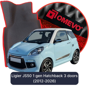 OMEVO 5D Pro EVA Dywaniki do Ligier JS50 1 gen Hatchback 3 drzwi (2012-2026)
