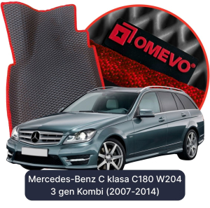 OMEVO 5D Pro EVA Dywaniki do Mercedes-Benz C klasa C180 W204 3 gen Kombi (2007-2014)