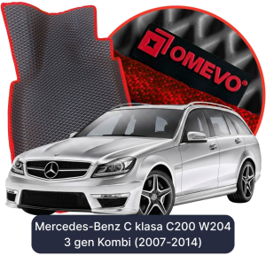OMEVO 5D Pro EVA Dywaniki do Mercedes-Benz C klasa C200 W204 3 gen Kombi (2007-2014)