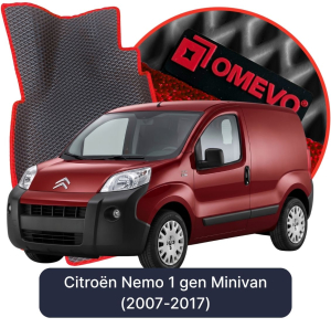 OMEVO 5D Pro EVA Dywaniki do Citroën Nemo 1 gen Minivan (2007-2017)
