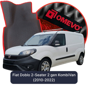 OMEVO 5D Pro EVA Dywaniki do Fiat Doblo 2-osobowy  2 gen KombiVan (2010-2022)