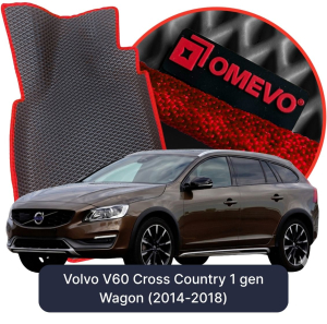OMEVO 5D Pro EVA Dywaniki do Volvo V60 Cross Country  1 gen Kombi (2014-2018)