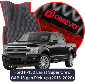 OMEVO 5D Pro EVA Dywaniki do Ford F-150 Lariat Super Crew CAB 13 gen Pick-up (2015-2020)